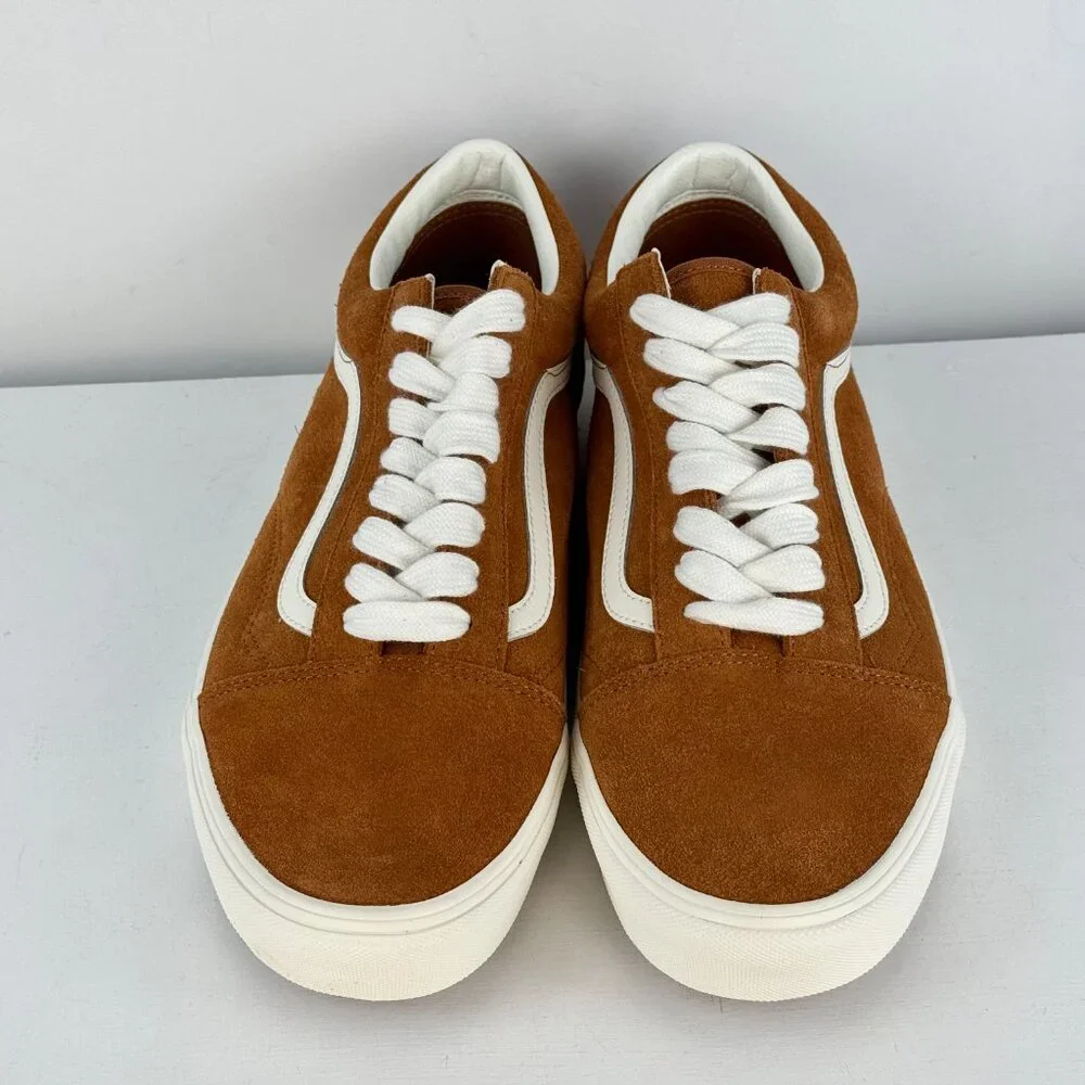 Men's 13 - VANS Old School Low Pig Suede Brown Shoe - 751505